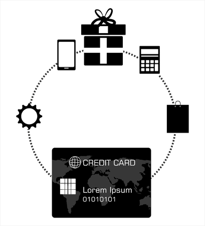 Digital marketing and online sales, vector illustration graphicのイラスト素材
