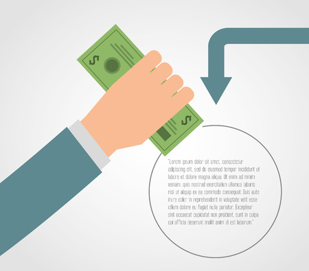 financial start up design, vector illustration eps10 graphicのイラスト素材