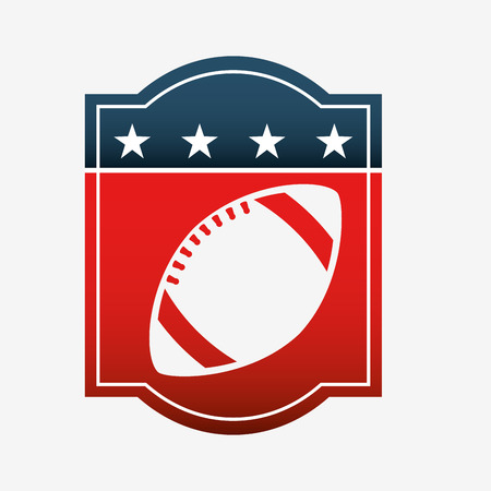 american football design, vector illustration eps10 graphicのイラスト素材