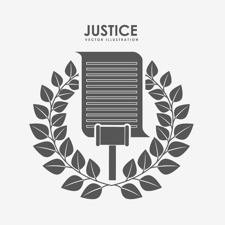 justice and law design, vector illustration eps10 graphicのイラスト素材