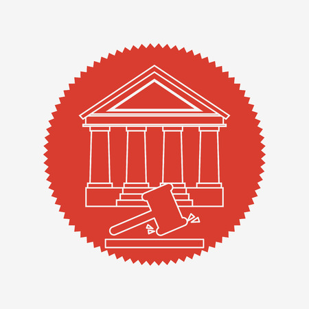 justice and law design, vector illustration eps10 graphicのイラスト素材