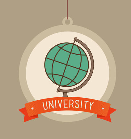Academic education and elearning graphic design, vector illustrationのイラスト素材