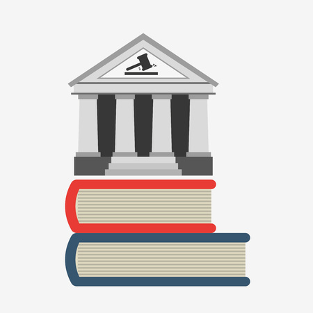 justice and law design, vector illustration eps10 graphicのイラスト素材