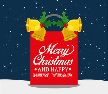 happy merry christmas design, vector illustration eps10 graphicのイラスト素材