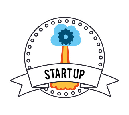 start up concept design, vector illustration eps10 graphicのイラスト素材