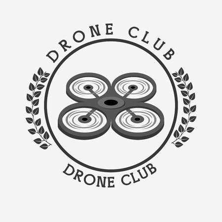 drone technology design, vector illustration eps10 graphicのイラスト素材