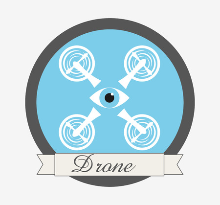 drone technology design, vector illustration eps10 graphicのイラスト素材