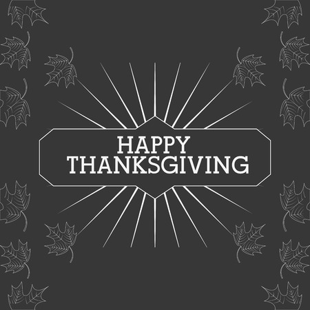 happy thanksgiving design, vector illustration eps10 graphicのイラスト素材