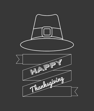 happy thanksgiving design, vector illustration eps10 graphicのイラスト素材