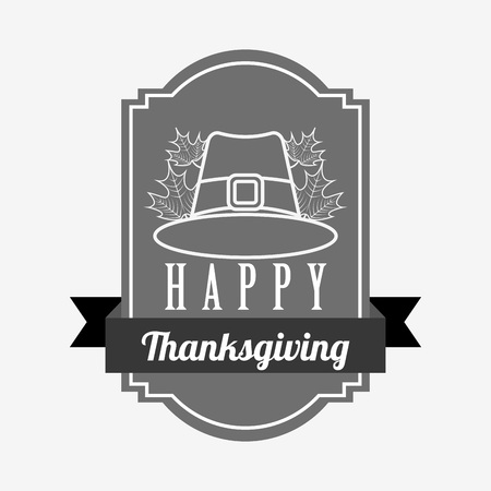 happy thanksgiving design, vector illustration eps10 graphicのイラスト素材