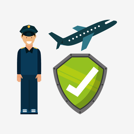 airport terminal design, vector illustration eps10 graphicのイラスト素材