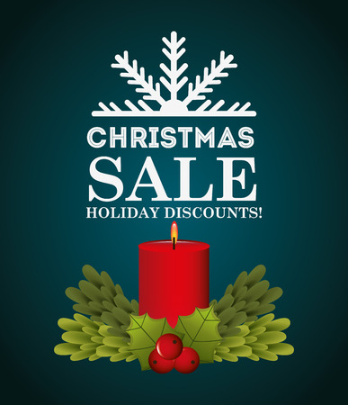 christmas sale design, vector illustration eps10 graphicのイラスト素材