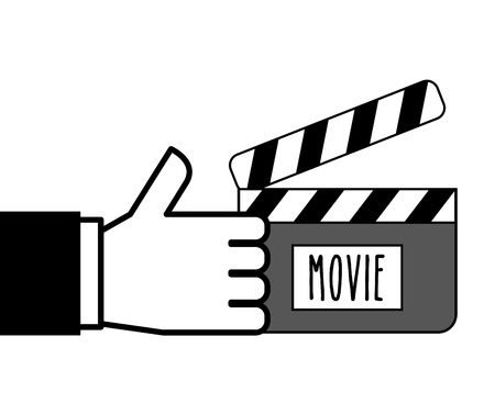 cinema film design, vector illustration eps10 graphicのイラスト素材