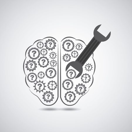 mental health design, vector illustration eps10 graphicのイラスト素材