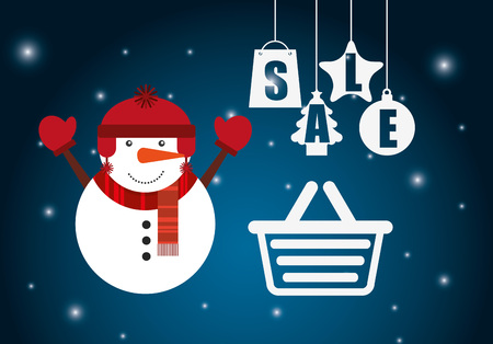 christmas sale design, vector illustration eps10 graphicのイラスト素材