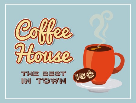 delicious coffee design, vector illustration eps10 graphicのイラスト素材