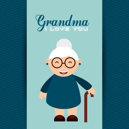 happy grandparents day design, vector illustration eps10 graphicのイラスト素材