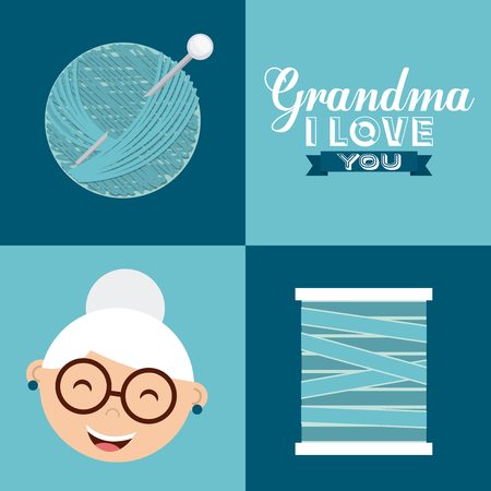 happy grandparents day design, vector illustration eps10 graphicのイラスト素材
