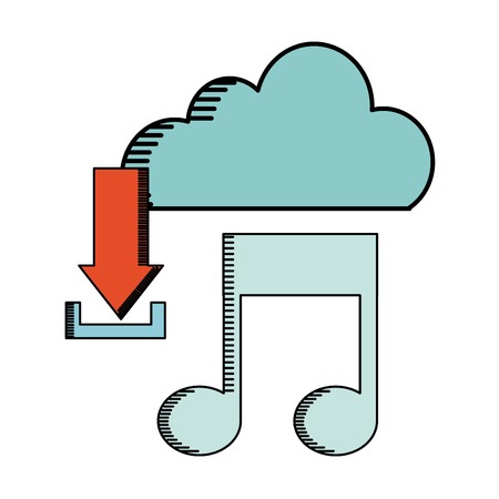 cloud computing design, vector illustration eps10 graphicのイラスト素材