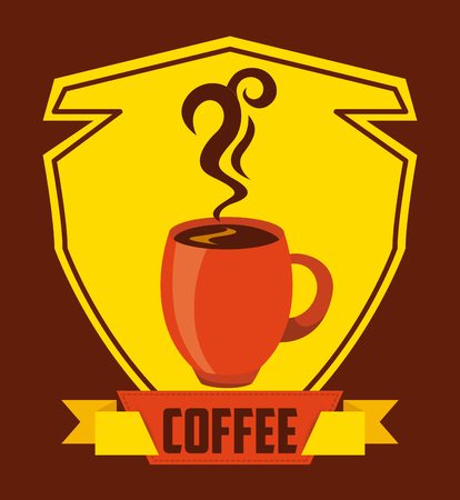 delicious coffee design, vector illustration eps10 graphicのイラスト素材