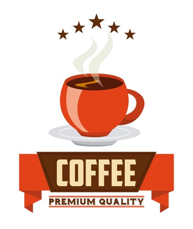 delicious coffee design, vector illustration eps10 graphicのイラスト素材