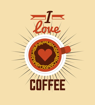 delicious coffee design, vector illustration eps10 graphicのイラスト素材