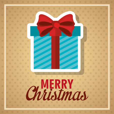 Merry christmas colorful card design, vector illustration eps 10のイラスト素材