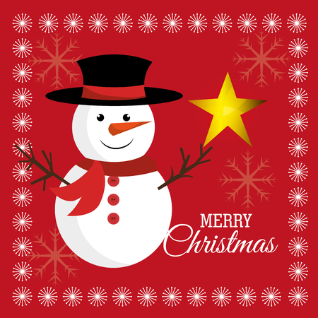 Merry christmas colorful card design, vector illustration eps 10のイラスト素材