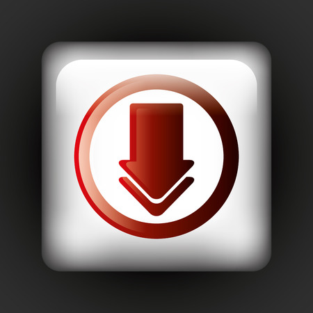 Download icon button design, vector illustration graphic eps10のイラスト素材