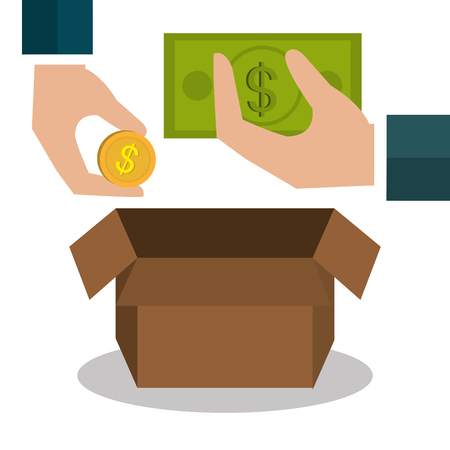 Money savings graphic design, vector illustration eps10のイラスト素材