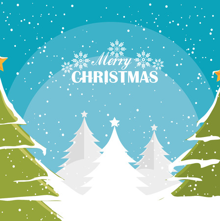 Merry christmas shopping season design, vector illustration graphicのイラスト素材