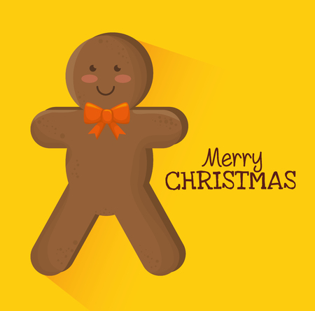 Merry christmas colorful card design, vector illustration graphicのイラスト素材