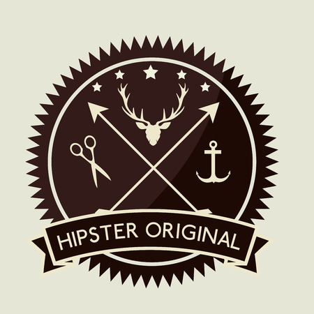 Hipster fashion lifestyle design, vector illustration vintage graphicのイラスト素材