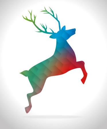 Merry christmas colorful card design, vector illustration eps 10のイラスト素材