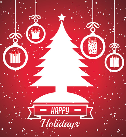 Merry christmas colorful card design, vector illustration eps 10のイラスト素材