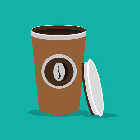Coffee shop and drink graphic design, vector illustration eps10のイラスト素材