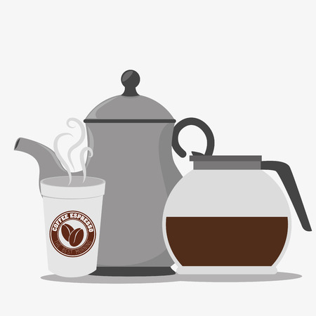 Coffee shop and drink graphic design, vector illustration eps10のイラスト素材