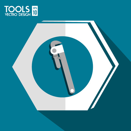 Construction repair tools graphic design, vector illustration eps10のイラスト素材