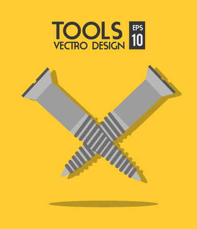 Construction repair tools graphic design, vector illustration のイラスト素材