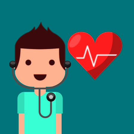 medical care design, vector illustration eps10 graphicのイラスト素材