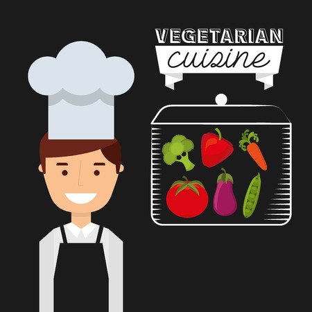 healthy vegetarian food design, vector illustration eps10 graphicのイラスト素材