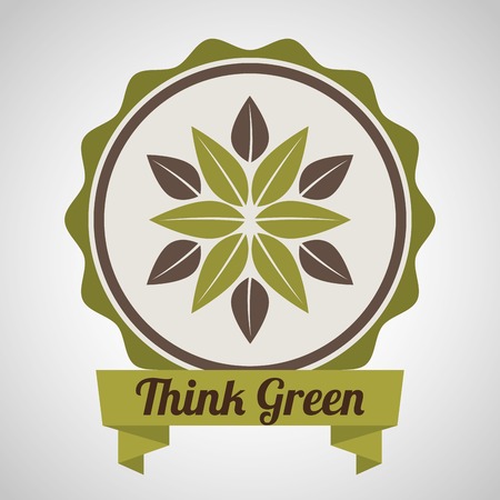 ecological mind design のイラスト素材