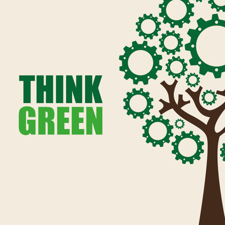 ecological mind design のイラスト素材