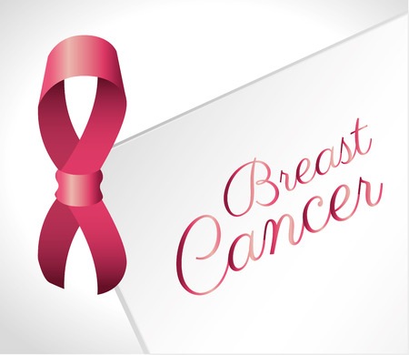Breast cancer campaign graphic design のイラスト素材