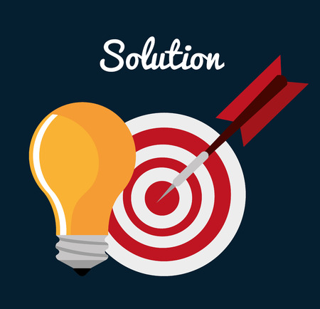 Business solutions and teamwork graphic design, vector illustrationのイラスト素材