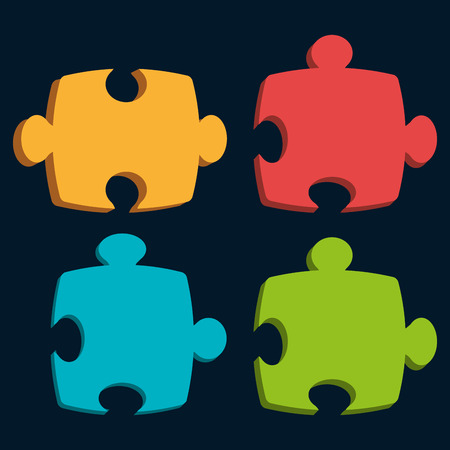 Business solutions and teamwork graphic design, vector illustrationのイラスト素材