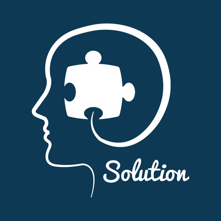 Business solutions and teamwork graphic design, vector illustrationのイラスト素材