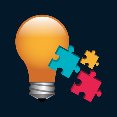 Business solutions and teamwork graphic design, vector illustrationのイラスト素材