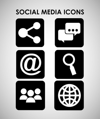social media design, vector illustration  のイラスト素材