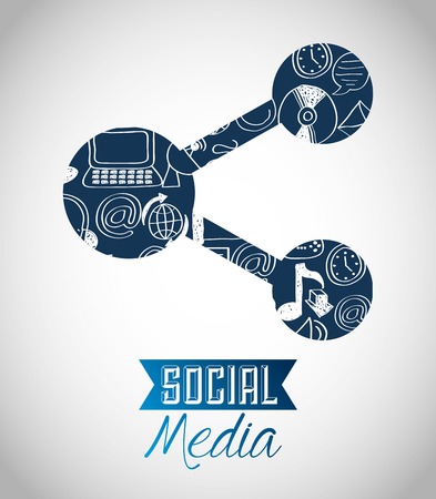 social media design, vector illustration eps10 graphicのイラスト素材